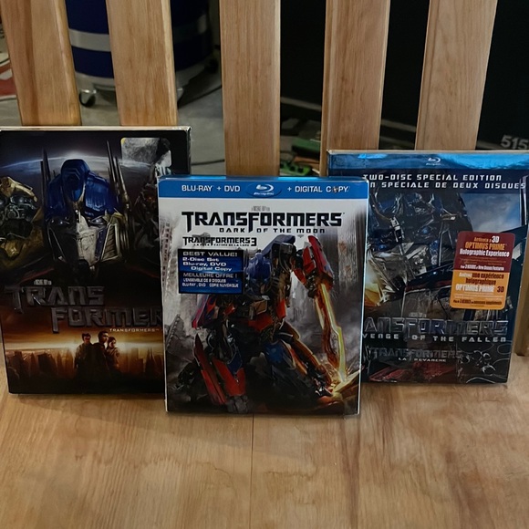 Transformers 1-3 DVD / Blu-Ray - Picture 1 of 1